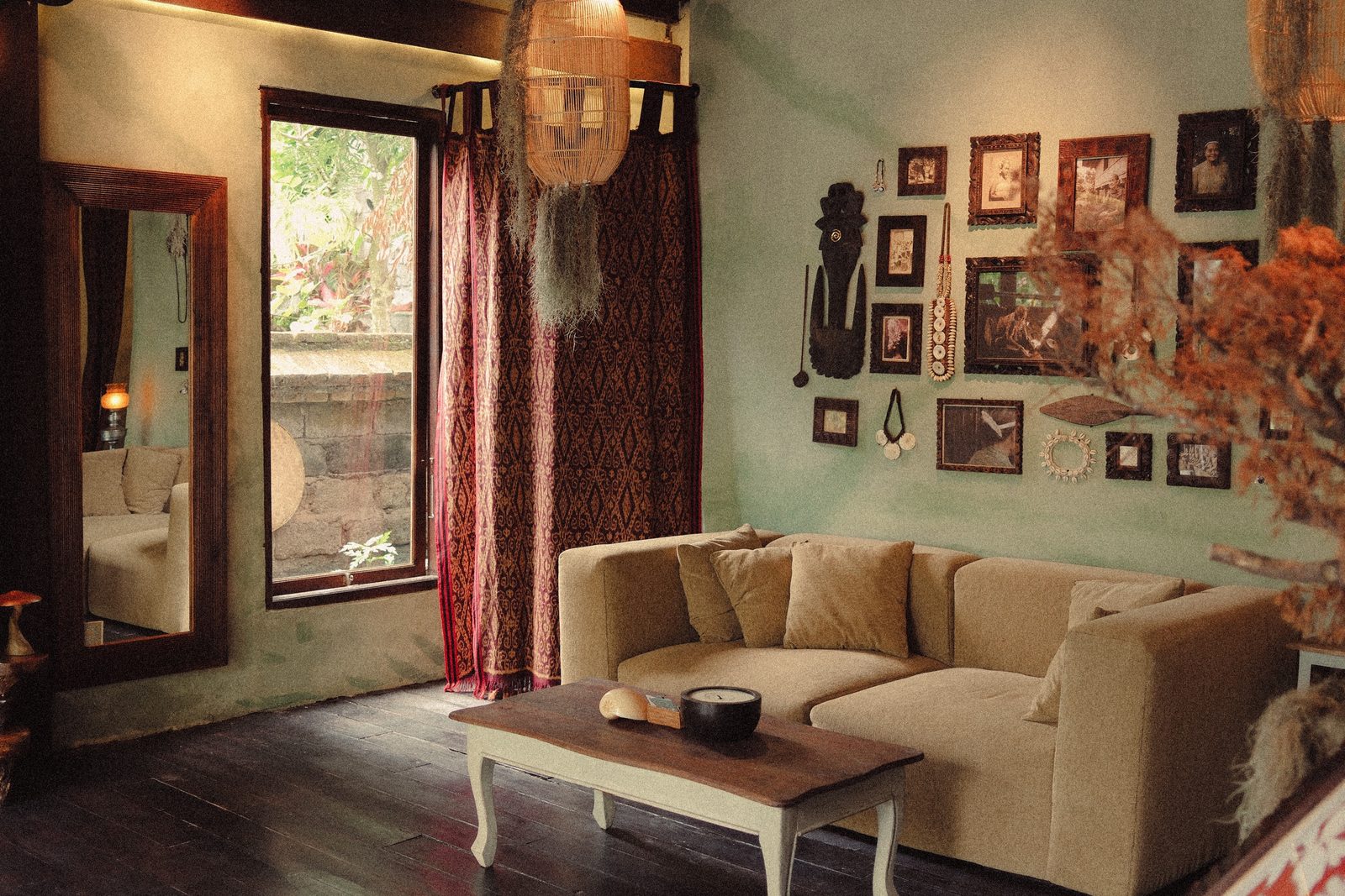 the living room — where the light comes in