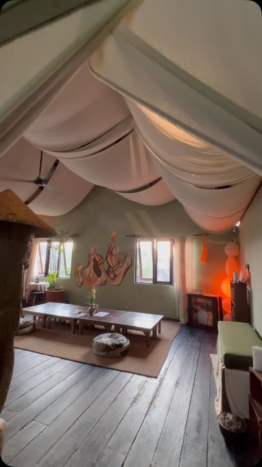 upstairs, Alon-Alon — where the hands work